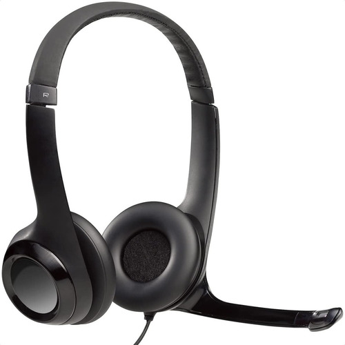 Audífonos Logitech H390 Control de Volumen, USB, Color Negro