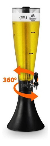 Cervejeira Porta Vidro Vcce400pvpb 220v Com Chopeira 3,5l Cor Preto