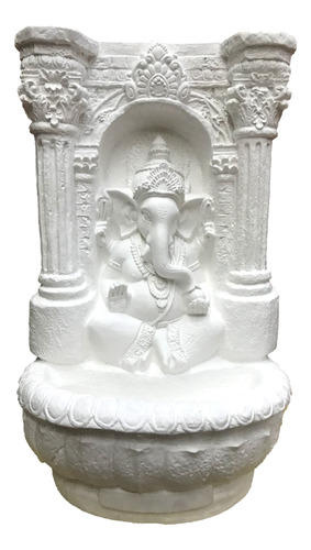 Ganesha Altar Para Lampara Sal Yeso 24 Cm Alto Aproximado