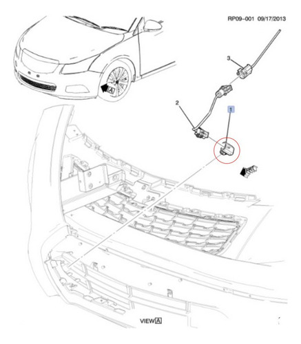 Sensor Temperatura Ambiente Gmc Canyon L5 3.7l 2010