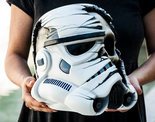 Imagen 4 de 4 de Figura Impresa En 3d Star Wars Casco Death Trooper Excelente