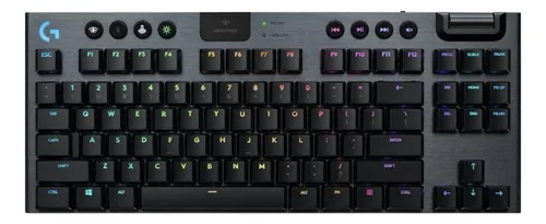 comprar Teclado gamer bluetooth Logitech G Serie G QWERTY GL Tactile inglés color carbón con luz RGB