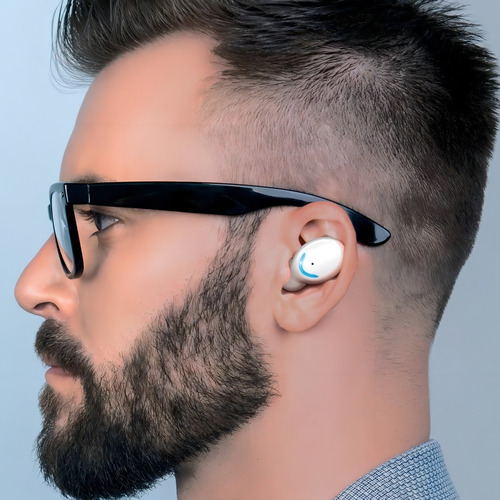 Audifonos Inalambricos Brookstone Touch Power Bluetooth 5.0 Color Blanco Luz Na