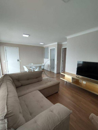 Imagem 1 de 19 de Apartamento Com 3 Dormitórios Para Alugar, 115 M² Por R$ 3.800,00/mês - Centro - Santo André/sp - Ap9951