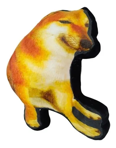 Cojin Decorativo Perro Cheems Doge Chiquito Meme Peluche