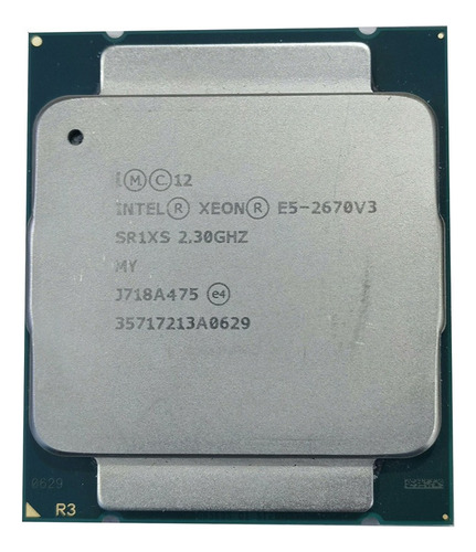 Xeon E5-2670 V3 Original 12 Núcleos 24 Hilos 2.3 Ghz 120 W