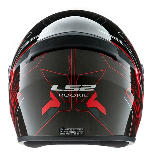 Imagen 4 de 8 de Casco Ls2 352 Tribal Red White Blue 2020 Full Devotobikes