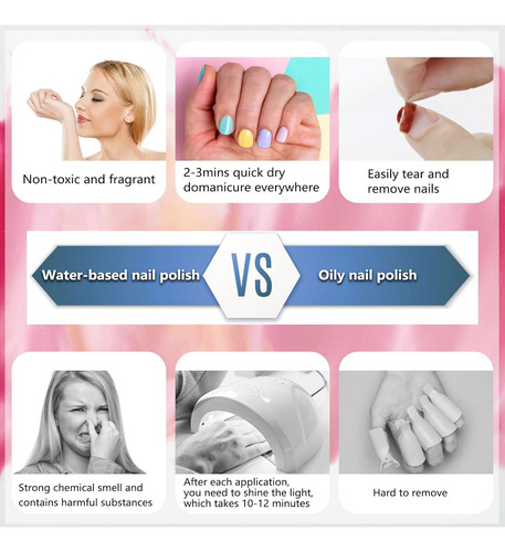 Juego De Esmalte De Uñas, Kit De Esmalte De Uñas De Secado R