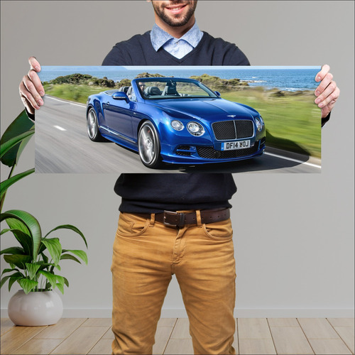 Cuadro 30x80cm Auto 2014 Bentley Continental Gt 194