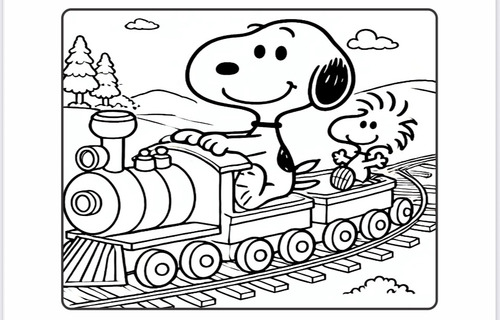 Livro Para Colorir: Snoop