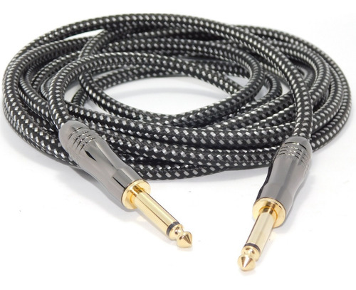Imagen 1 de 2 de Cable Plug Profesional Instrumento Guitarra Bajo Hamc 10mts