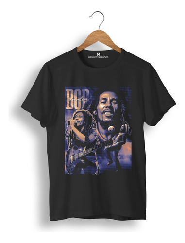 Remera: Bob Marley Futbol Memoestampados