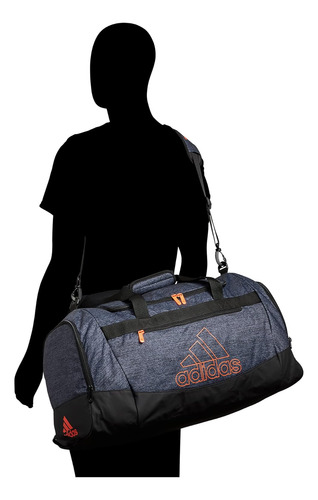 Bolso De Deporte adidas Defender 4, Azul Marino, Mediano