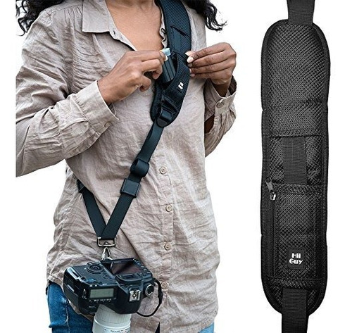 Hiiguy Camera Strap Dslr Nikon L Canon, Correa De Cuello Ext