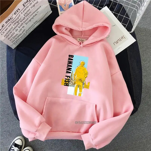 Sudaderas Con Capucha De Anime Banana Fish Para Mujer, Ropa