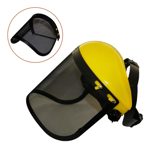 Máscara De Malla Forestal Protección Facial Visor De Malla