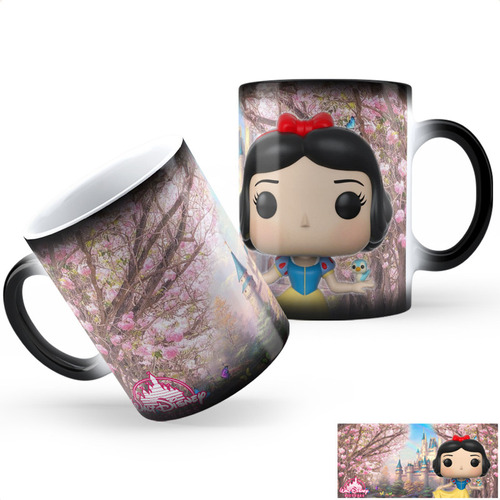 Taza Mágica Disney Princesas Aa Calidad