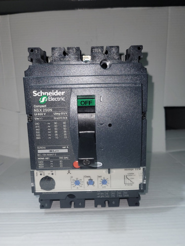 Disjuntor Schneider Nsx250n Micrologic 2.2m 100/220a 3p