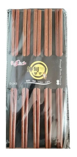 Palillos O Palitos Para Sushi En Madera 10 Pares - Lireke