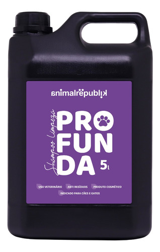 Shampoo Limpeza Profunda - Animal Republik 5l 