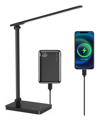 Lámpara De Escritorio Led Que Cuida Tus Ojos, Regulable, Con