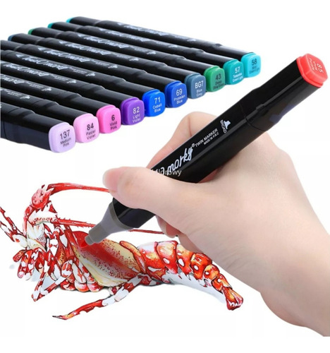 Resaltadores Marcadores Fibrones Doble Punta Touch X 100 Colores Premium
