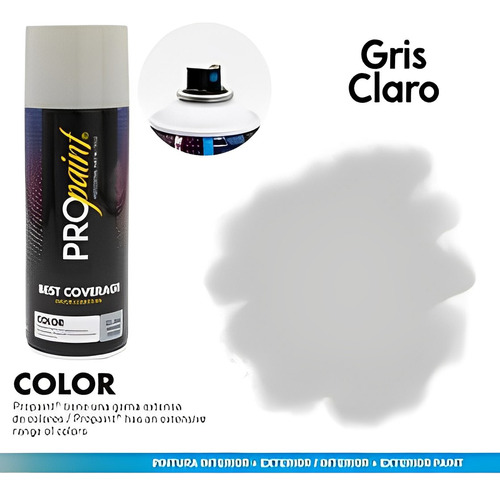 Pintura En Aerosol (gris Claro ) Propaint 