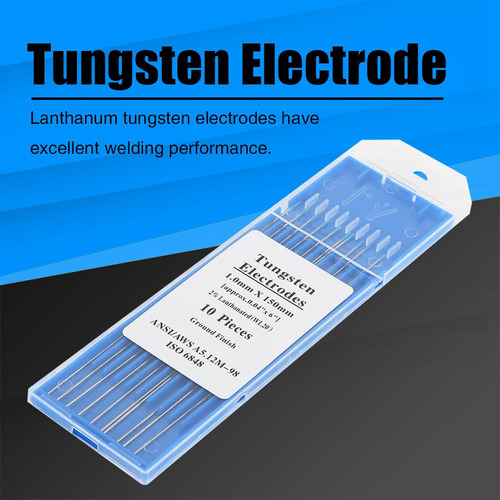 10pcs /box Wl20 Electrodo De Tungsteno Profesional Tig Rod