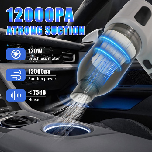 Unloshe Aspirador De Mano Para Auto, Mini Aspirador Pa Inalá