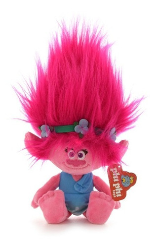 Imagen 1 de 4 de Poppy Trolls Peluche Licencia Original 26 Cm- Phi Phi Toys.