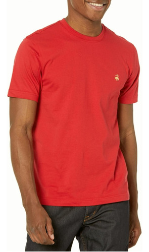 Brooks Brothers Playera De Manga Corta Con Cuello Redondo