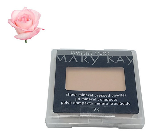 Pó Mineral Compacto Mary Kay Ultra Fino Cor Beige 1