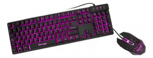 Kit De Teclado Y Mouse Gaming Vorago Km-500