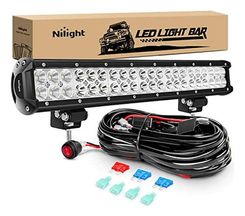 - Zh006 Barra Led 20 Pulgadas 126w Spot Flood Combo Led Off 