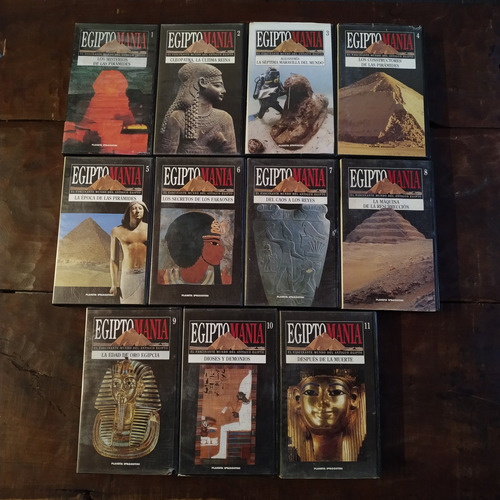 Colección Vhs Egipto Manía Lote 11 Películas