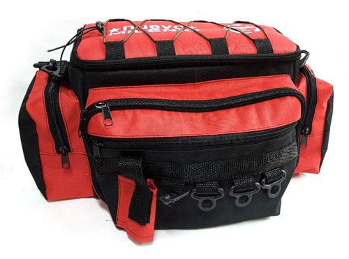 Imagen 7 de 10 de Bolso Riñonera Morral Pesca Vadeo Señuelos + 2 Cajas 3600