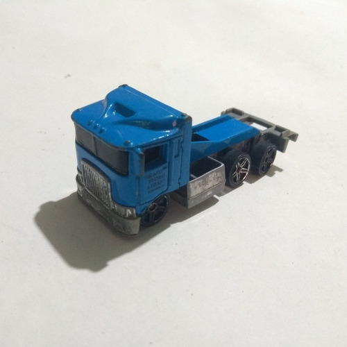 Hot Wheels Trailer Camion Azul Mattel Toy Car Llantas Sumida