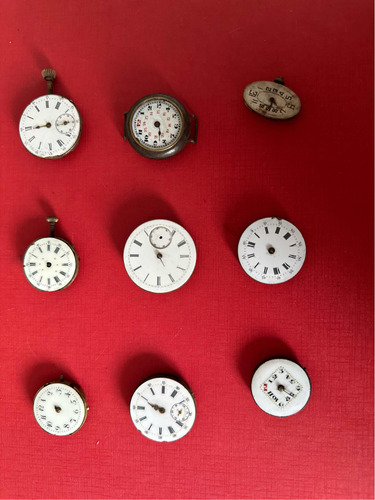 Reloj De Pulsera  Reloj De Bolsillo Antiguos Vintage Lote