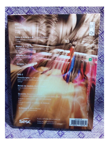 Dvd Boulez + - Flo Menezes, Claudio Cruz (Usado)
