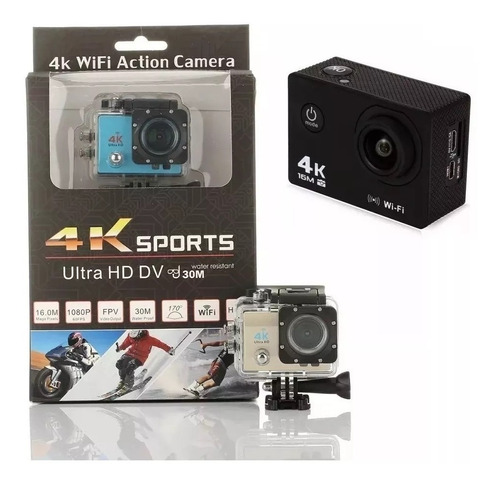 Camara Deportiva Sport 4k Ultra Hd Sumergible 30m