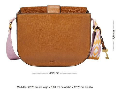 Imagen 5 de 7 de Bolsa Dama Fossil Wiley Crossbody