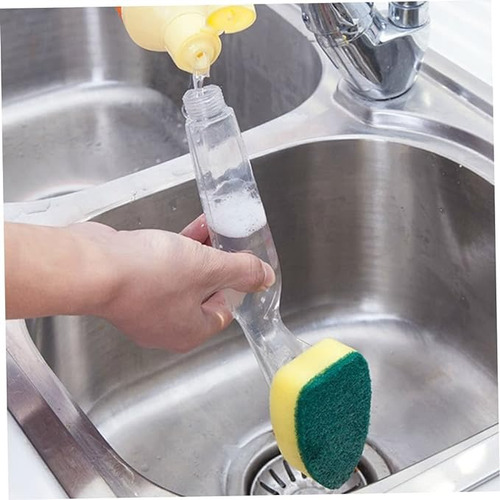 Esponja Con Dispensador Para Jabón Lava Platos Multiusos
