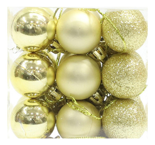 2 X 24x Adornos De Bolas Colgantes Para Árbol De Navidad,