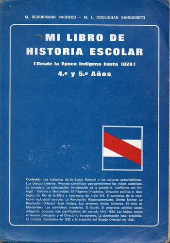 Mi Libro De Historia Escolar 4º 5º Años Schurmann Coolighan