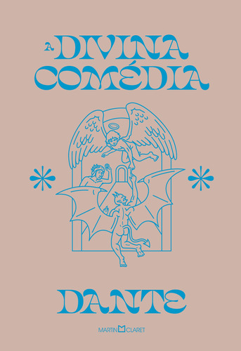 A divina comédia: Edição com brinde - pôster exclusivo, de Alighieri, Dante. Editora Martin Claret Ltda, capa dura em português, 2021