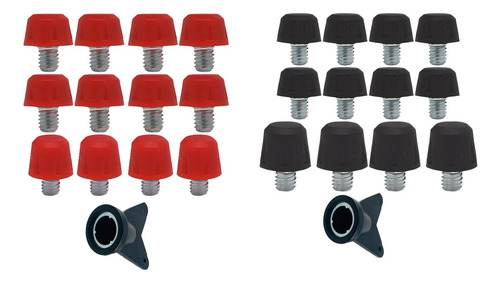 Conjunto De 24 Clavos Intercambiables Para Calzado Deportivo