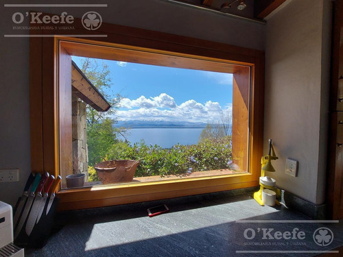 Imagen 10 de 30 de Casa En Venta Barrio Cerrado Antu Hue, Con Excelente Vista Al Lago En Bariloche