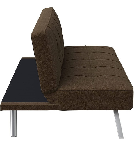 Sofa Convertible A Futon Color Java Marca Serta