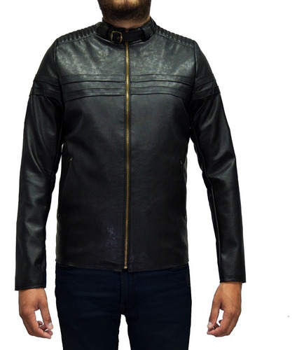 Imagen 1 de 7 de Chamarra Para Hombre En Piel Sintética Mod5007