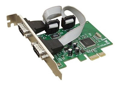 Placa Pci Express 2 Serial Noga Kw 239  Db9 Pc Fiscal 